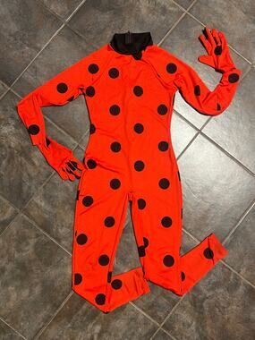 MIRACULOUS LADYBUG COSTUME SIZE M 8/9 GUC